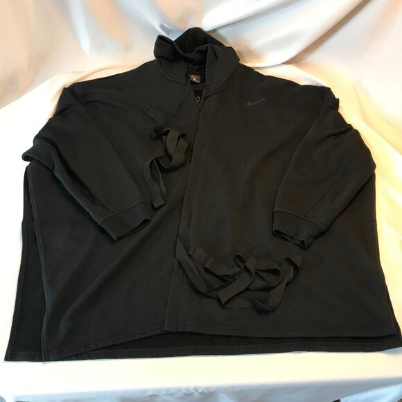 Nike Women's Dri Fit Training Jacket Hoodie Size 2XL Black AA9710 Asian Style - Picture 3 of 14